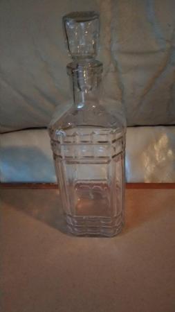 Image 1 of GLASS SPIRITS DECANTER / TANTALUS..from