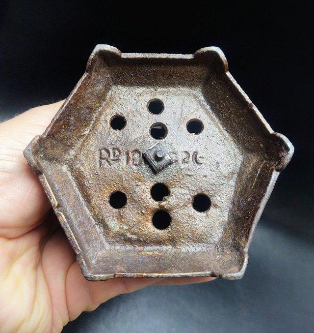 Preview of the first image of Antique Victorian Cast Iron Money Box.