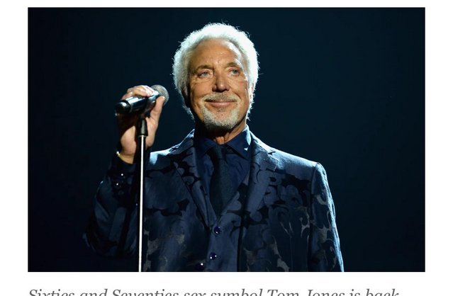Preview of the first image of 2 x Tom Jones Concert Tickets For Sale.