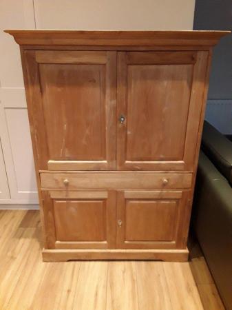 Image 2 of Solid Wood Cabinet /hi-fi/computer/tv/desk/kitchen