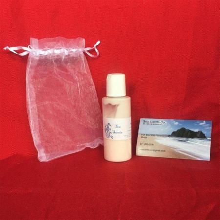 Image 2 of Unused natural body lotion, Sea Scents 'Rain', in gift bag.