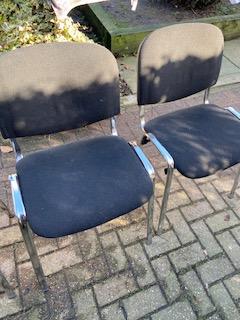 Image 2 of REDUCED PRICE FOR SALE - 4 BLUE CHAIRS for Home or Garden