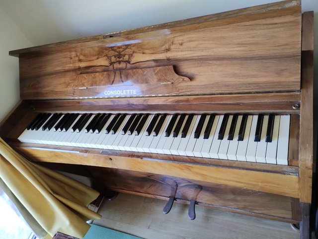 Preview of the first image of Free Consolette piano in Sussex - come and pick it up!.