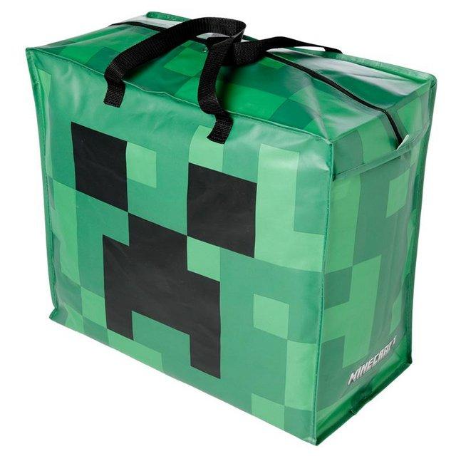 Preview of the first image of Practical Laundry & Storage Bag - Minecraft Creeper.