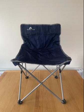 Image 1 of Ozark Trail Blue Compact Folding Camping Fishing Chair