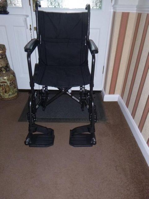 Preview of the first image of LIVEWELL SPORT  TRAVEL/TRANSIT FOLDING WHEELCHAIR.