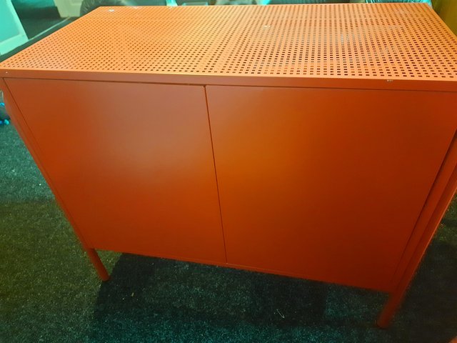 Preview of the first image of IKEA Nikkeby Dresser With 4 drawers; RED; (84x70cm), Table,.