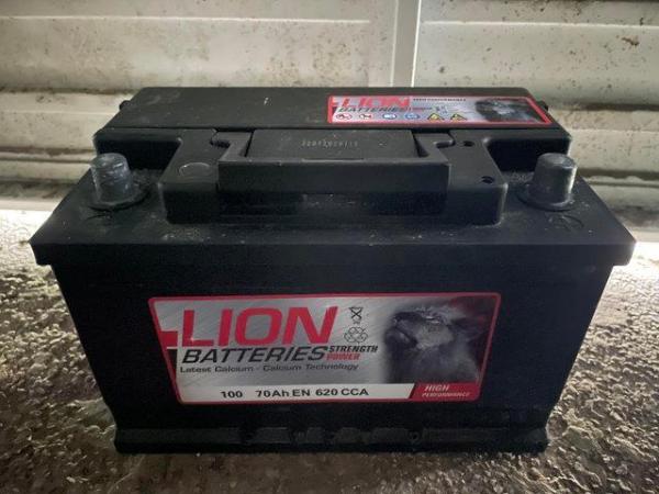 Image 2 of 2 batteries from a Ford Transit