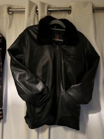 Image 2 of Men’s large vintage leather coat
