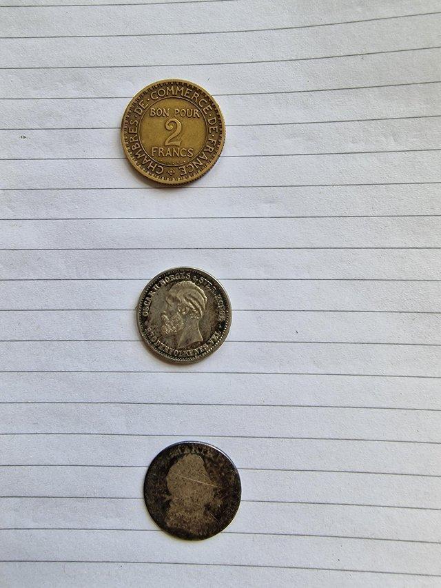 Preview of the first image of Coins. Old. Collectible. Some are silver..