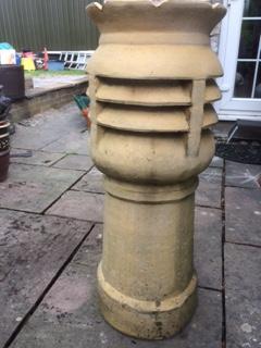 Preview of the first image of Cream chimney pot...................