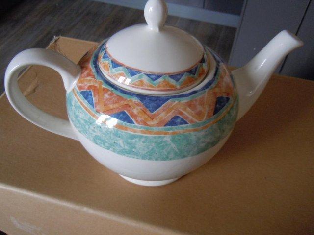 Preview of the first image of Tea Pot Jeff Banks Churchill Staffordshire Tableware.