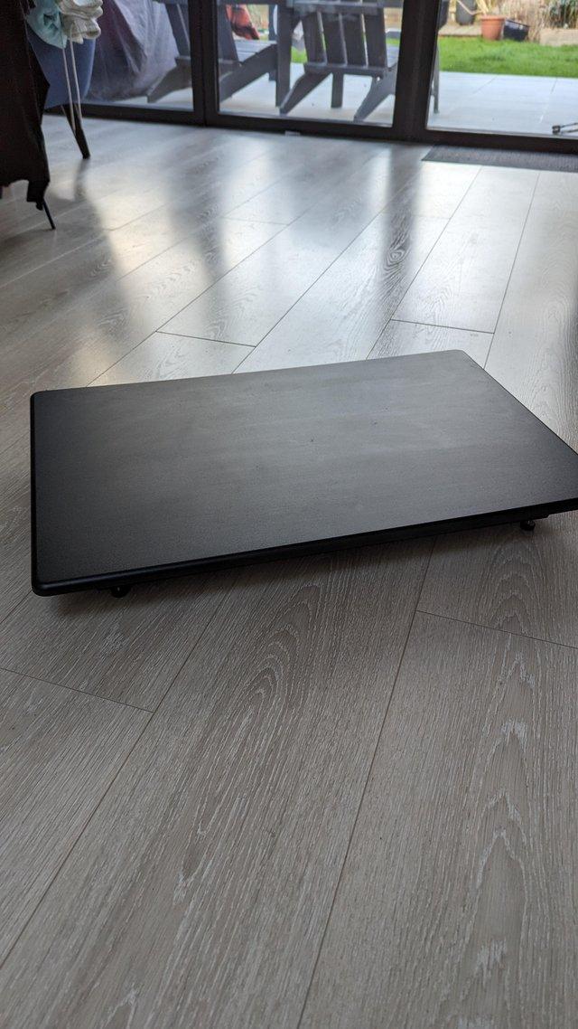 Preview of the first image of Duronic sit-stand desk platform.