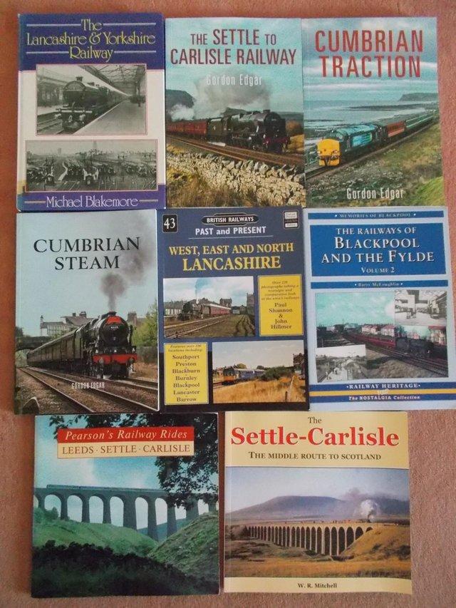 Preview of the first image of 8 Cumbria Steam Train Railway books Now & Then Photographs.