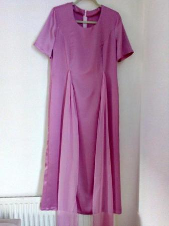 Image 1 of LADIES PARTY DRESS LILAC 12 UK