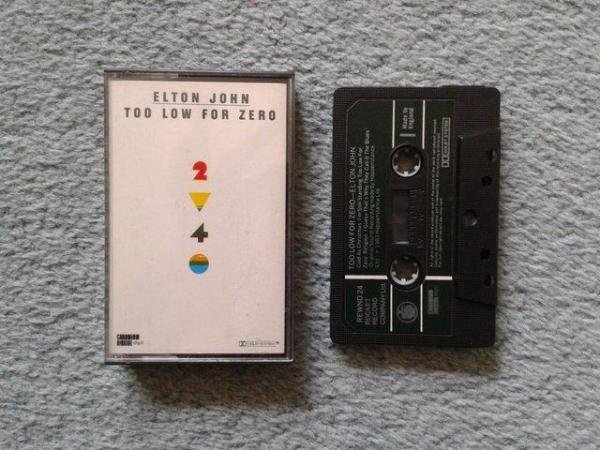 Image 2 of Elton John - Too Low For Zero (Cassette, 1983)