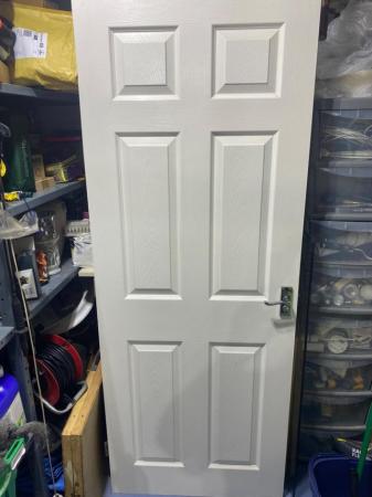 Image 2 of Internal white Wooden House Doors with fixings