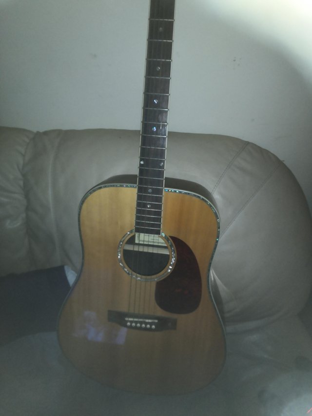 Preview of the first image of DiMavery Acoustic Guitar.