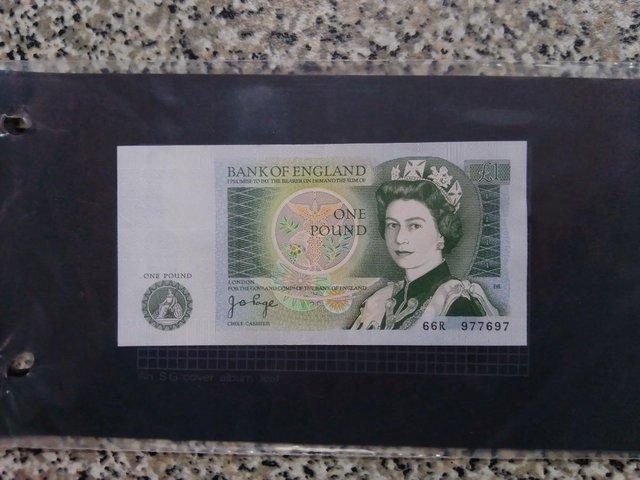 Preview of the first image of 1978-80, 66R, One Pound (£1) Banknote (UNC).
