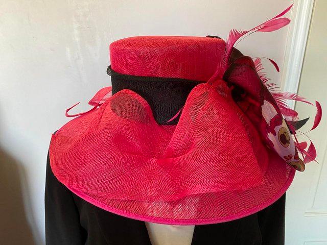 Preview of the first image of Capelli Condici Cerise Pink Ladies Hat.