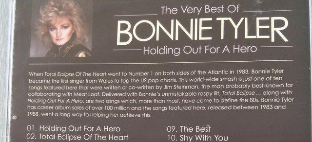 Image 5 of Bonnie Tyler : The Very Best Of.  Single Disc Album, 16 Trac