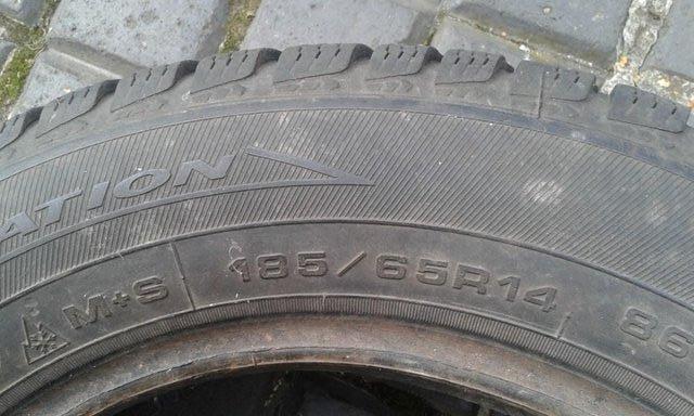 Preview of the first image of 185?65 R14 Winter Tyre 3-4mm tread Free.