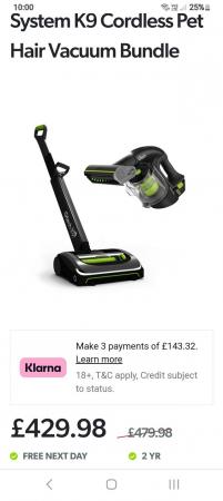 Image 1 of Cordless vacuums upright and a hand held