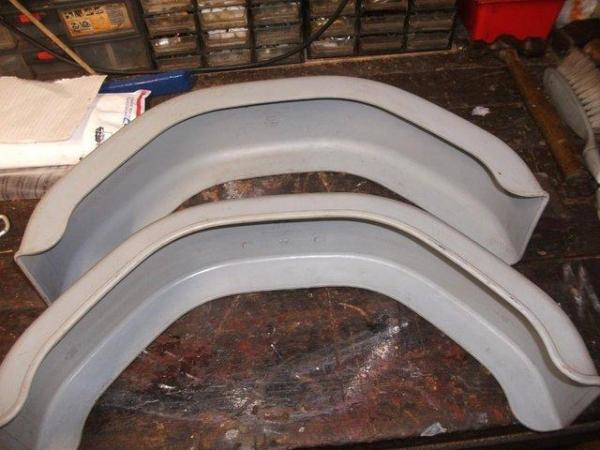 Image 3 of trailer mudguards for 8" wheels