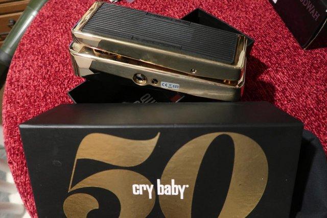Image 3 of Jim Dunlop CRY BABY WAH Limited Edition 50th Anniversary 24k
