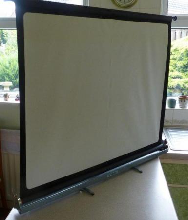 Image 3 of Table Mounted Projector Screen