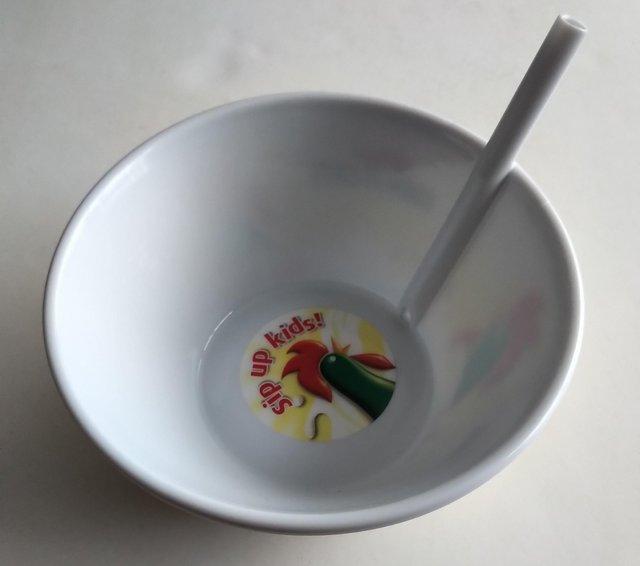 Preview of the first image of Kelloggs Collectible Sip Up Kids! Cereal Bowl 2012.