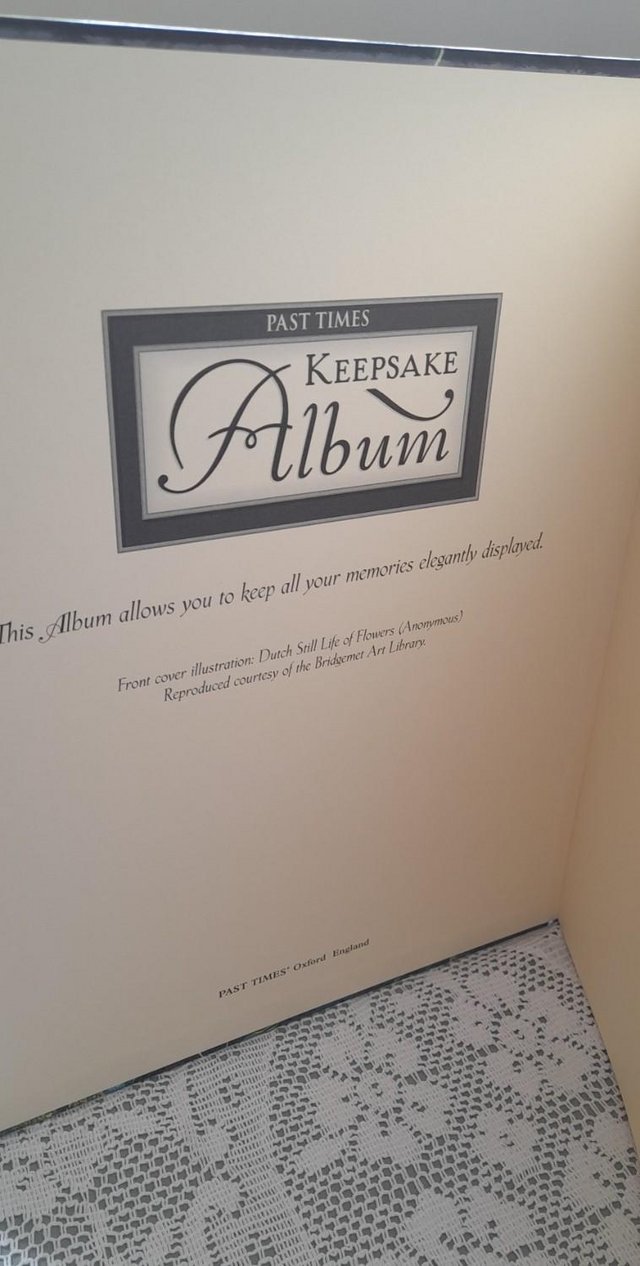 Preview of the first image of Past Times Keepsake Album.