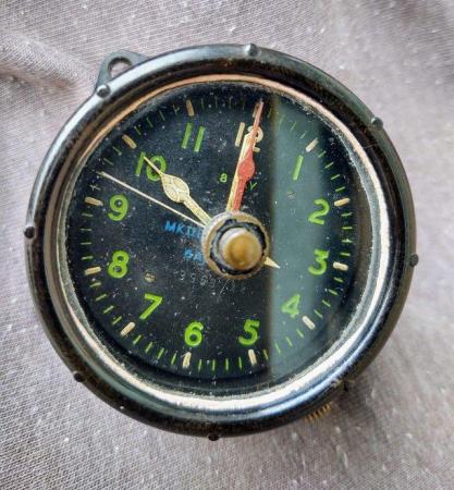 Image 2 of A WW2 Cockpit MK11B 8 DAY Clock