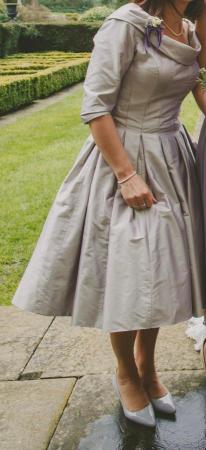 Image 1 of Ian Stuart Grey Pearl mother of the bride occasion dress