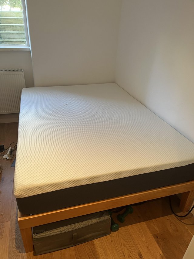 Preview of the first image of Nice Double bed + mattress.