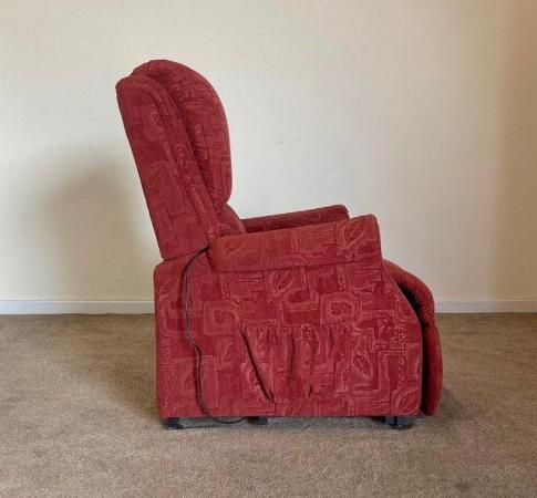 Image 13 of RESTWELL LUXURY ELECTRIC RISER RECLINER RED CHAIR ~ DELIVERY