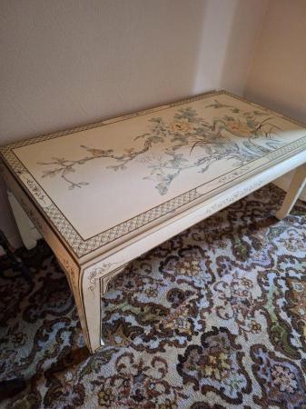 Image 3 of Decorative floral patterned coffee table