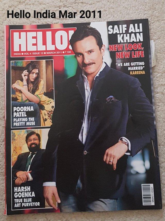 Preview of the first image of Hello! IndiaMarch 2011 - Saif Ali Khan.