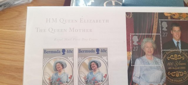 Image 8 of Stamp packs x 5 pks of Queen Elizabeth II & Queen Mother