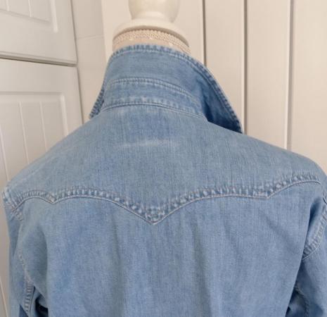Image 11 of A (Reject) Levi Strauss Denim Shirt Size Small.