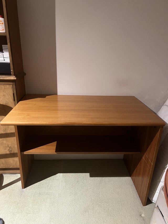 Preview of the first image of Desk with shelf can be used as an office desk.
