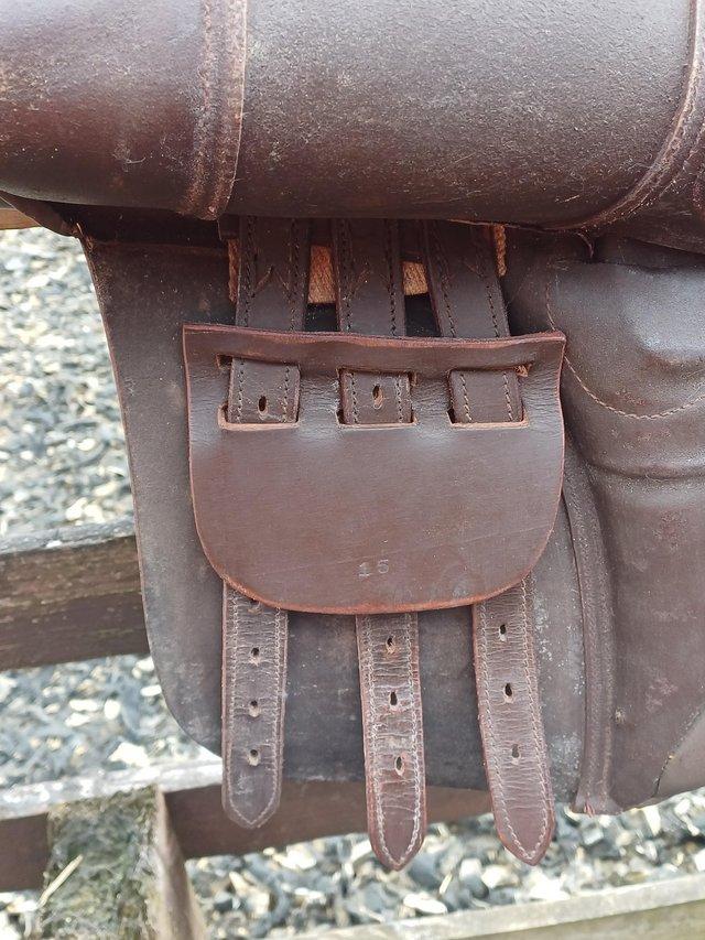 Preview of the first image of 15 inch Pony Saddle, 9 inch D to D.
