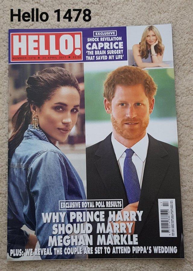 Preview of the first image of Hello Magazine 1478 - Poll: Why Harry & Meghan Should Marry.