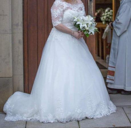 Image 2 of Wed2Be Wedding Dress and Bolero