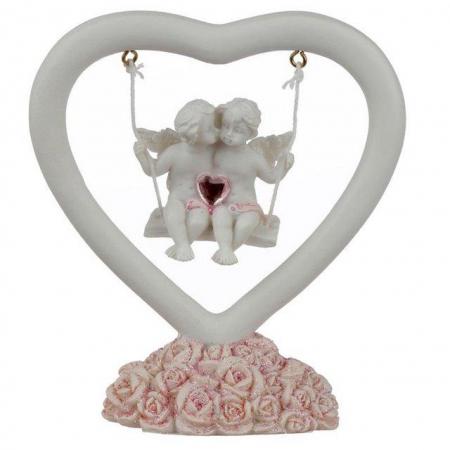 Image 1 of Collectable Peace of Heaven Cherub - Whispers of the Heart.