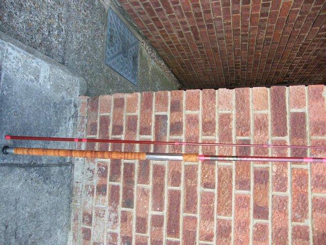 Preview of the first image of PETER WHEAT AVON MASTER 11 1/4 FT FISHING ROD (VINTAGE RARE.