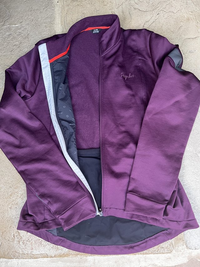 Preview of the first image of Rapha winter cycling jacket..