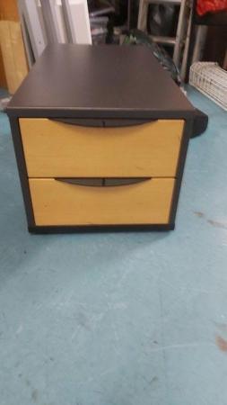 Image 4 of ELAN yew 2-drawer office storage unit/drawers