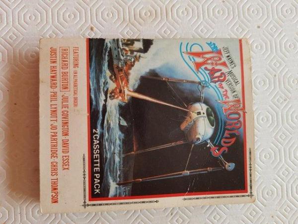 Image 1 of JEFF WAYNE`S WAR OF THE WORLDS DOUBLE CASSETE TAPE SET