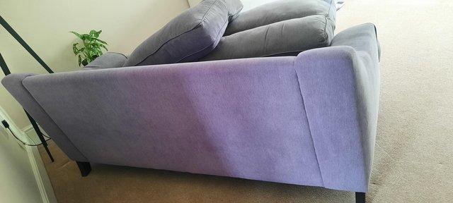 Image 2 of Second hand Two seater sofa (grey) £50